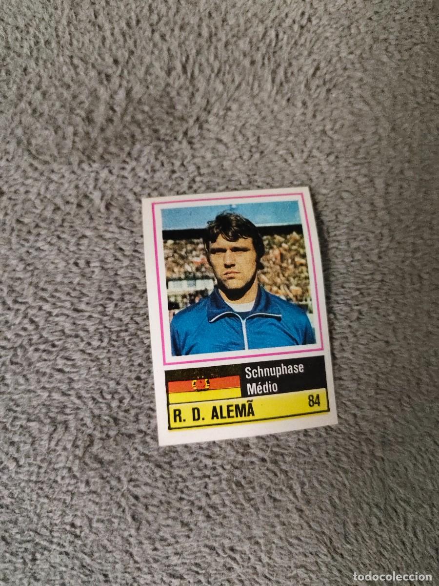 Fu&szlig;ball-Sticker: 84. SCHNUPHASE (GERMANY) SORCACIUS EURO 1984 DDR ALEMANIA ESTE EUROCOPA FRANCIA 84 SIN PEGAR AAX