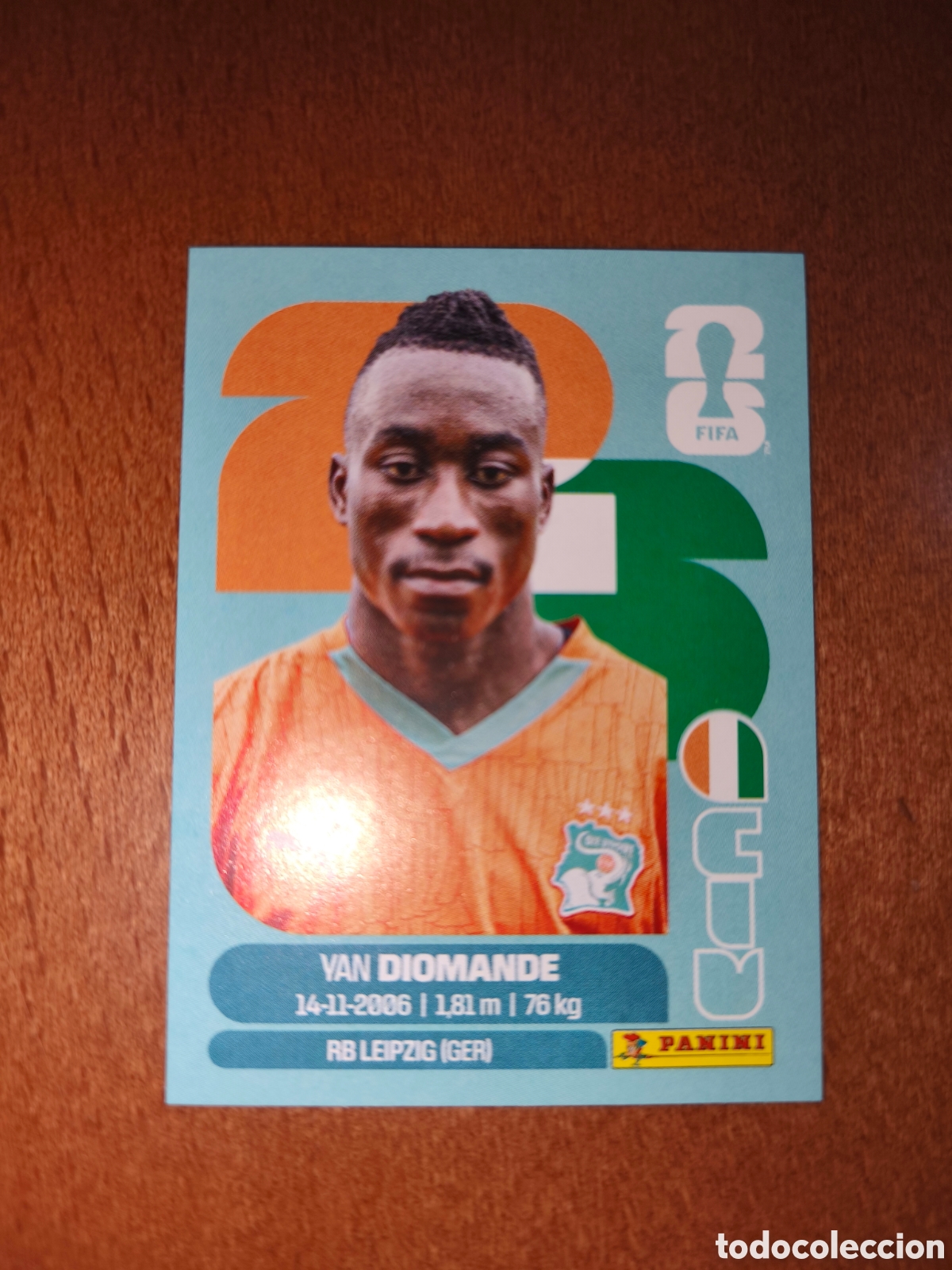 Fu&szlig;ball-Sticker: CIV18 Yan Diomande CIV 18 Fifa World Cup 2026 Costa de Marfil