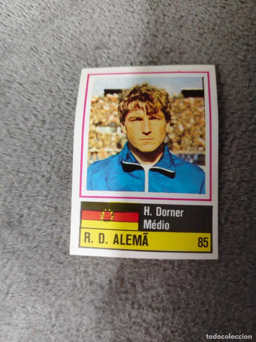 Fu&szlig;ball-Sticker: 85. H. DORNER (GERMANY) SORCACIUS EURO 1984 DDR ALEMANIA ESTE EUROCOPA FRANCIA 84 SIN PEGAR AAX