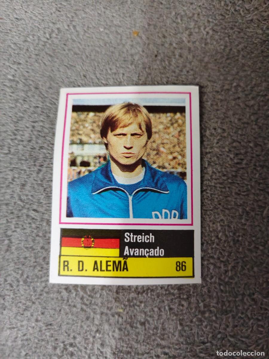 Fu&szlig;ball-Sticker: 86. STREICH (GERMANY) SORCACIUS EURO 1984 DDR ALEMANIA ESTE EUROCOPA FRANCIA 84 SIN PEGAR AAX