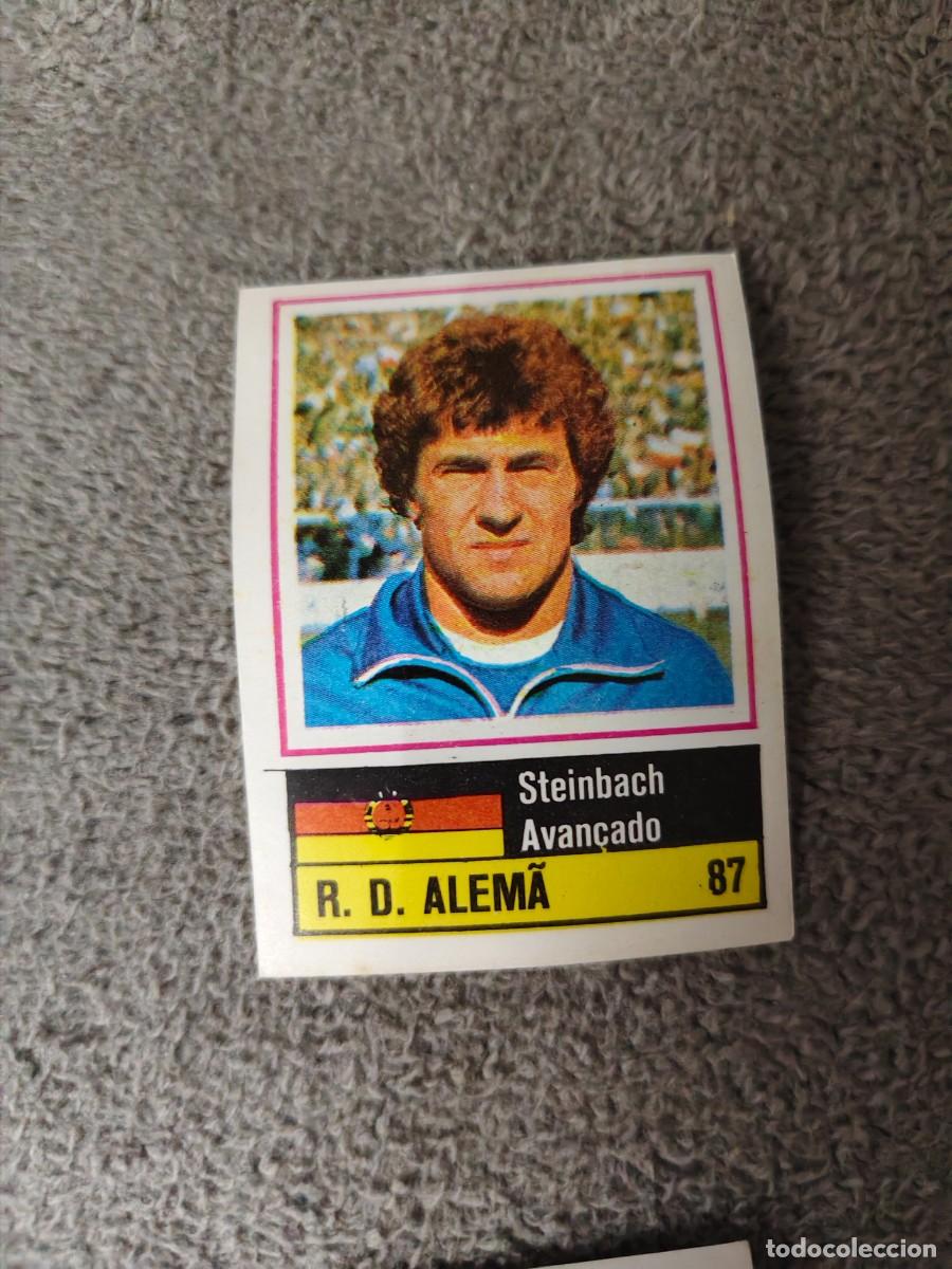 Fu&szlig;ball-Sticker: 87. STEINBACH (GERMANY) SORCACIUS EURO 1984 DDR ALEMANIA ESTE EUROCOPA FRANCIA 84 SIN PEGAR AAX