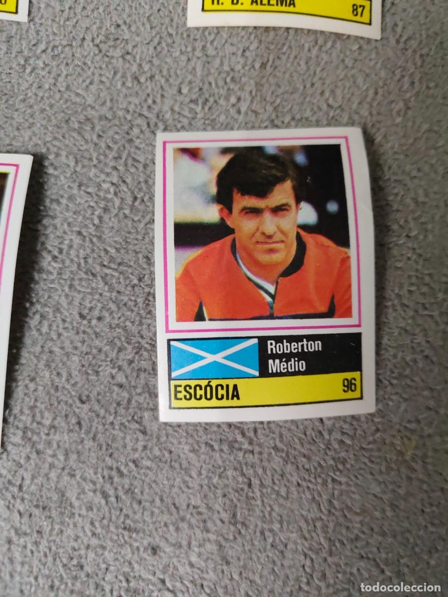 Fu&szlig;ball-Sticker: 96. ROBERTSON (SCOTLAND) SORCACIUS EURO 1984 ESCOCIA EUROCOPA FRANCIA 84 SIN PEGAR AAX