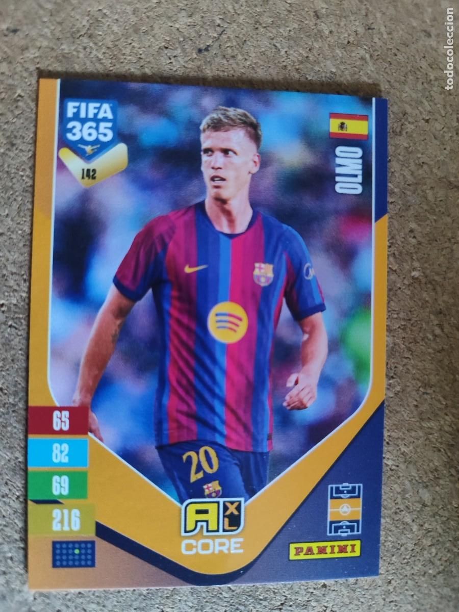 Figurine di Calcio: ADRENALYN FIFA 365 2027 CARD CORE OLMO FC BARCELONA # 142 PANINI