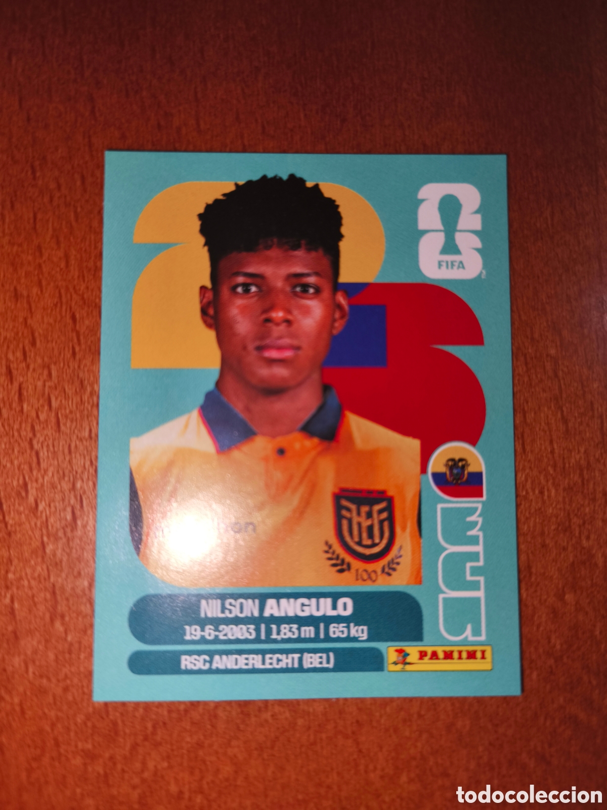 Fu&szlig;ball-Sticker: ECU17 Nilson Angulo ECU 17 Fifa World Cup 2026 Ecuador