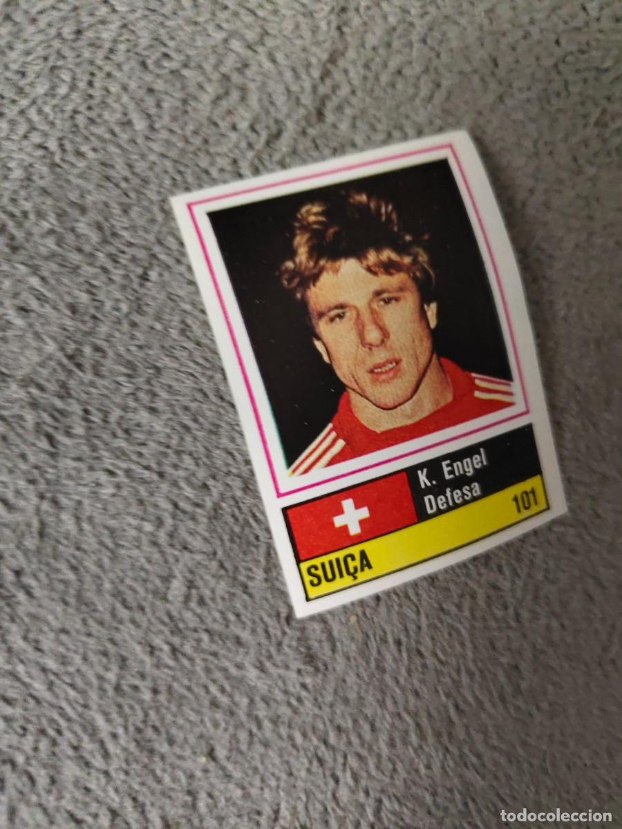 Fu&szlig;ball-Sticker: 101. ENGEL (SWITZERLAND) SORCACIUS EURO 1984 SUIZA EUROCOPA FRANCIA 84 SIN PEGAR AAX