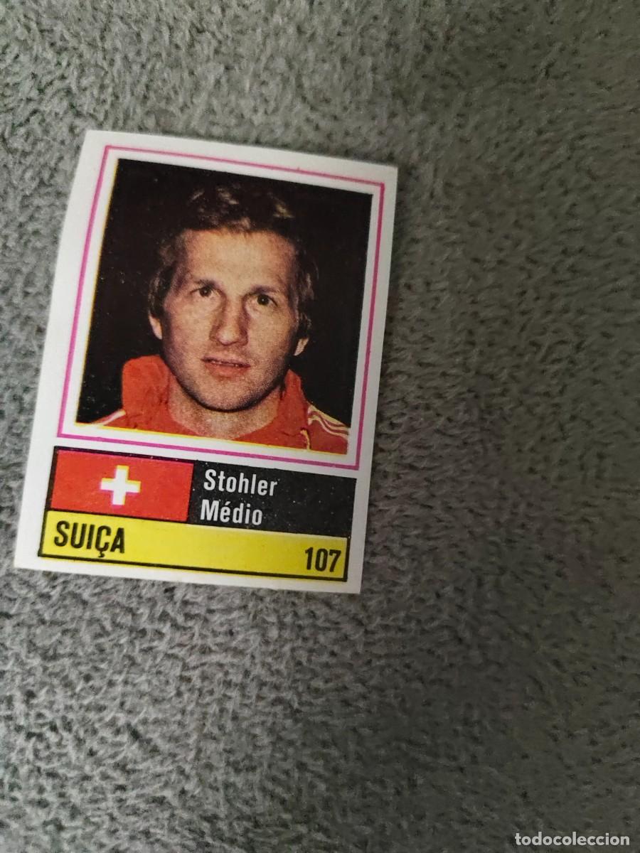 Cromos de f&uacute;tbol: 107. STOHLER (SWITZERLAND) SORCACIUS EURO 1984 SUIZA EUROCOPA FRANCIA 84 SIN PEGAR AAX