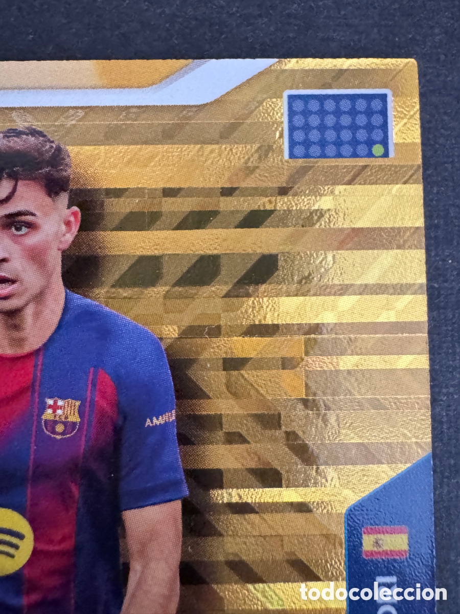Cromos de f&uacute;tbol: Pedri Edici&oacute;n limitada Premium Gold Barcelona FIFA 365 2025