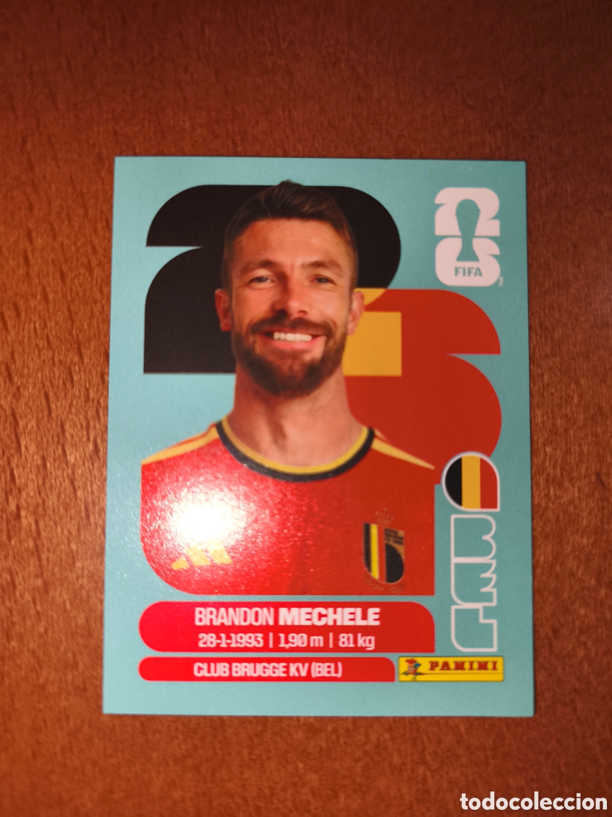 Cromos de f&uacute;tbol: BEL6 Brandon Mechele BEL 6 Fifa World Cup 2026 B&eacute;lgica