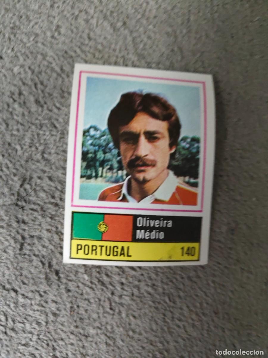 Figurine di Calcio: 140. A. OLIVEIRA (PORTUGAL) SORCACIUS EURO 1984 PORTUGAL EUROCOPA FRANCIA 84 SIN PEGAR AAX