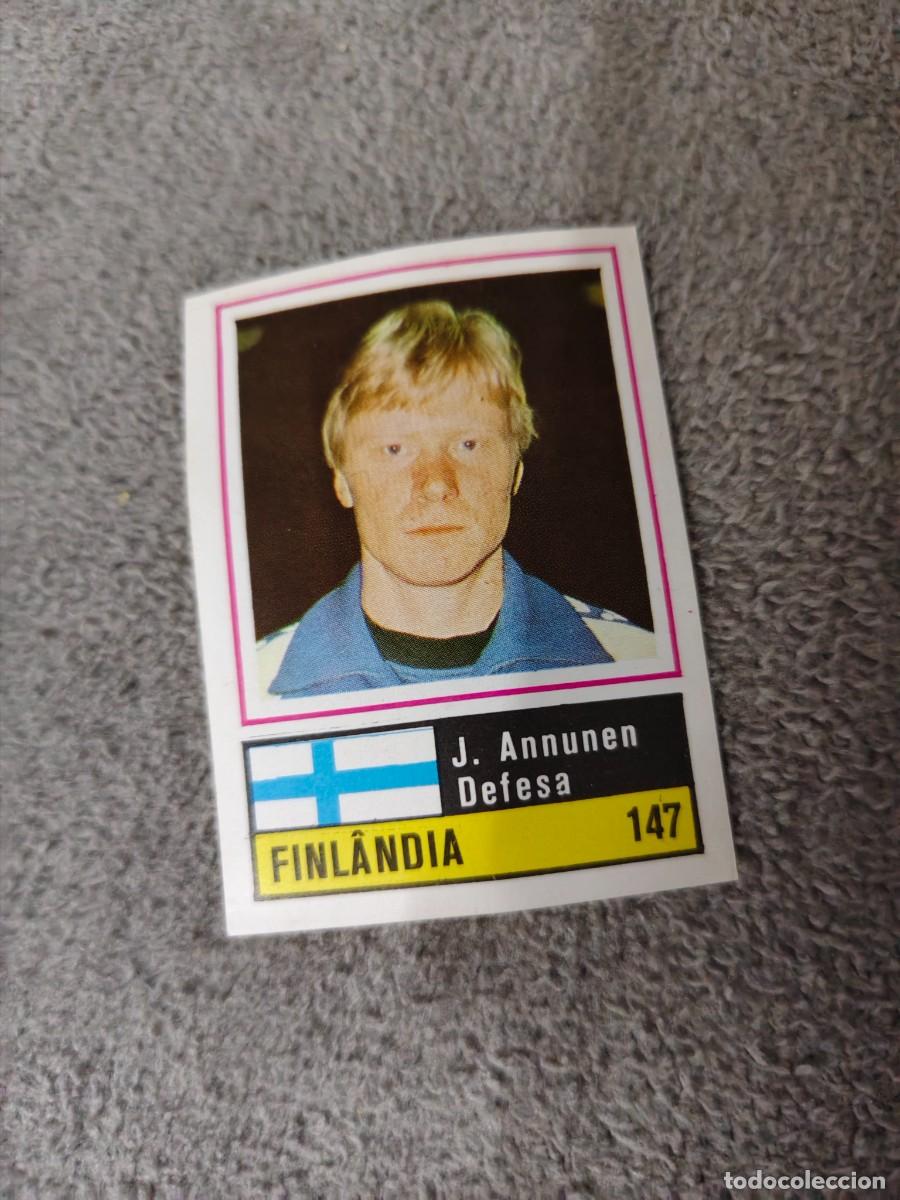 Cromos de f&uacute;tbol: 147. ANNUNEN (FINLAND) SORCACIUS EURO 1984 FINLANDIA EUROCOPA FRANCIA 84 SIN PEGAR AAX
