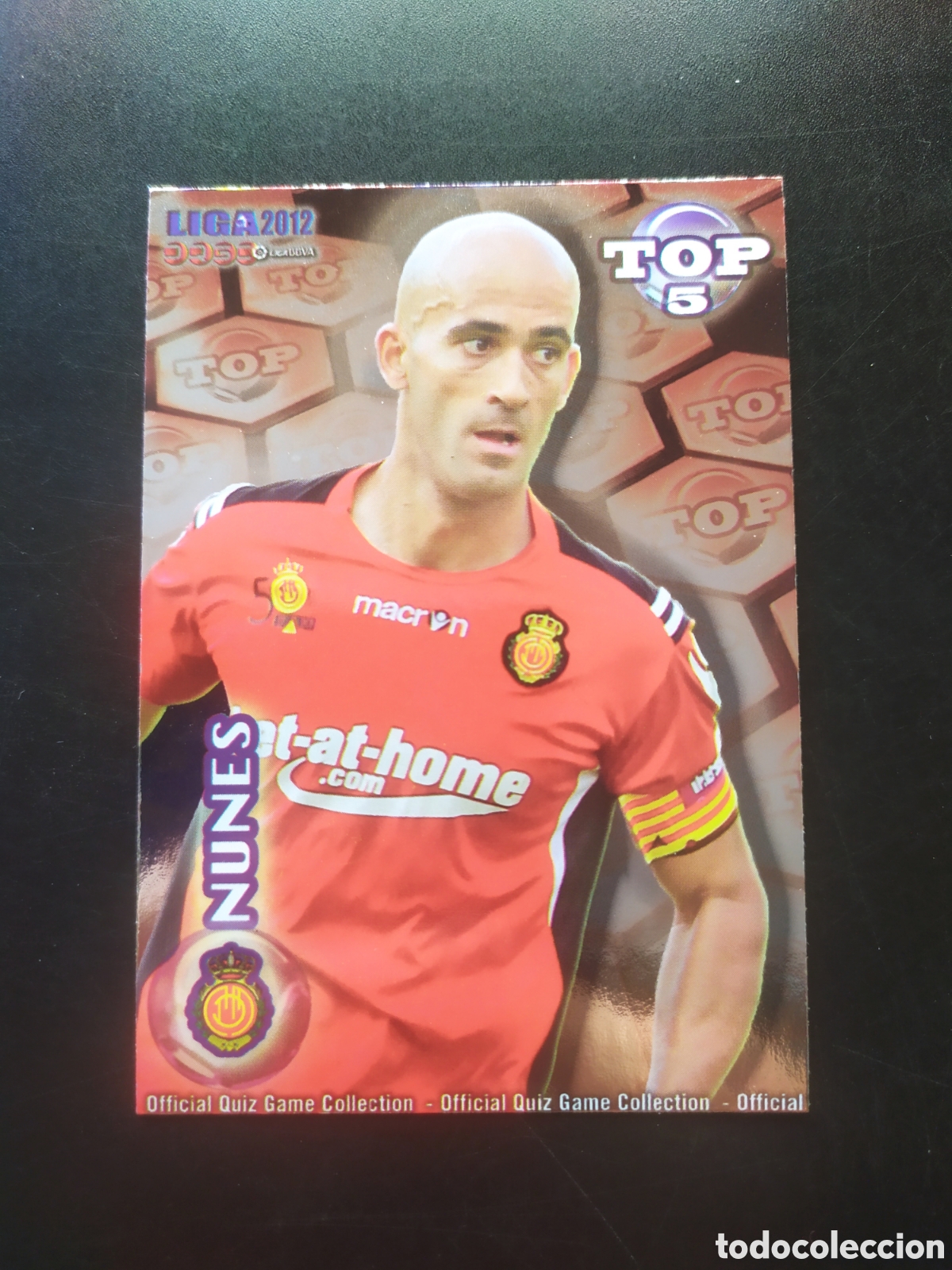 Cromos de f&uacute;tbol: Mundicromo fichas Liga 2011 2012 11 12 Nunes top brillo rojo n&deg; 573 Mallorca