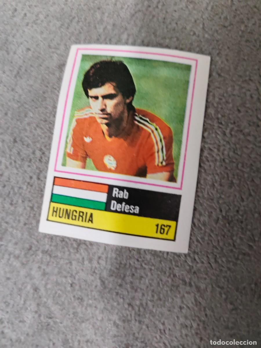 Cromos de f&uacute;tbol: 167. RAB (HUNGARY) SORCACIUS EURO 1984 HUNGR&Iacute;A EUROCOPA FRANCIA 84 SIN PEGAR AAX