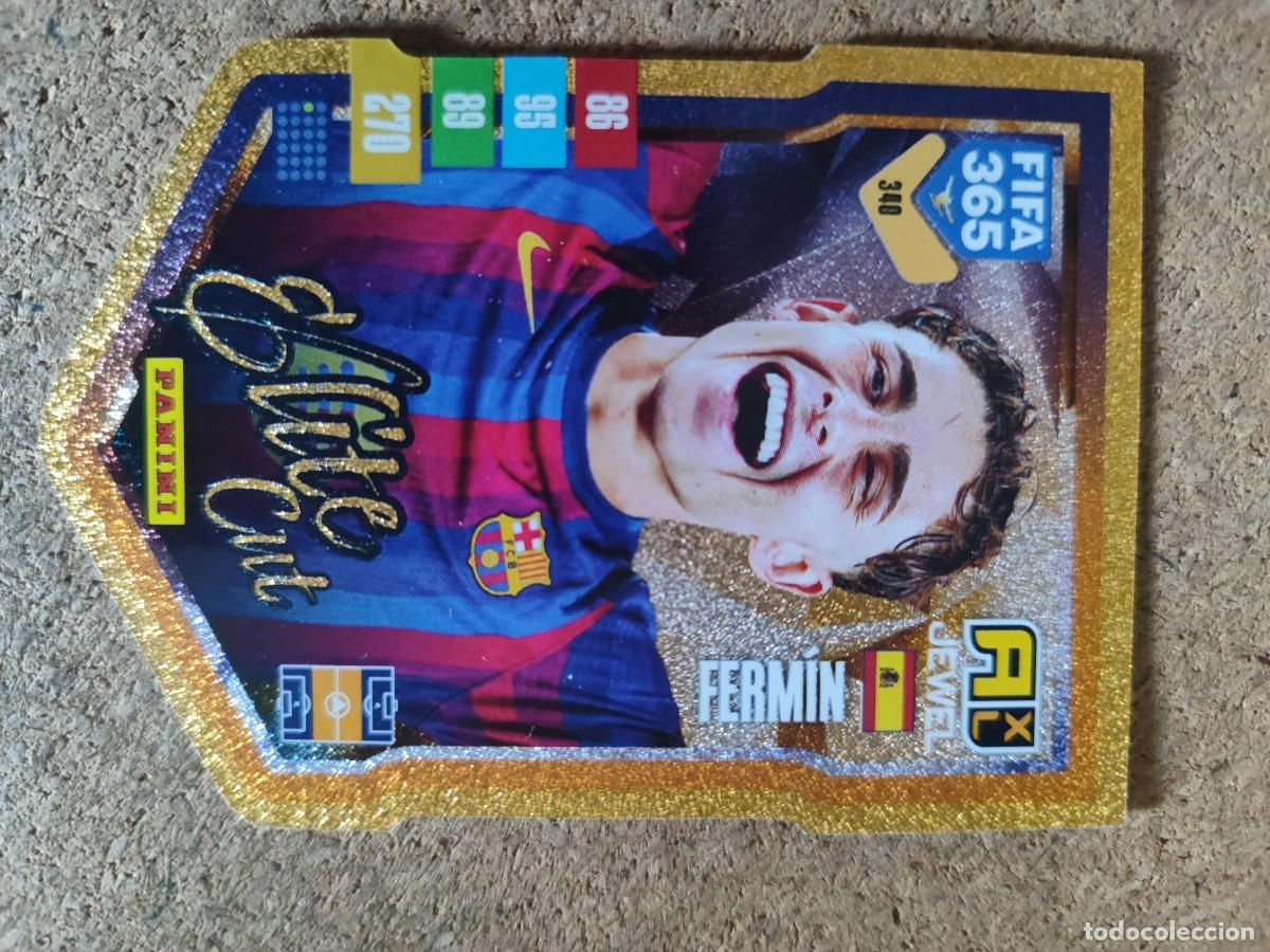 Cromos de f&uacute;tbol: ADRENALYN FIFA 365 2027 CARD ELITE CUT FERMIN FC BARCELONA # 340 PANINI