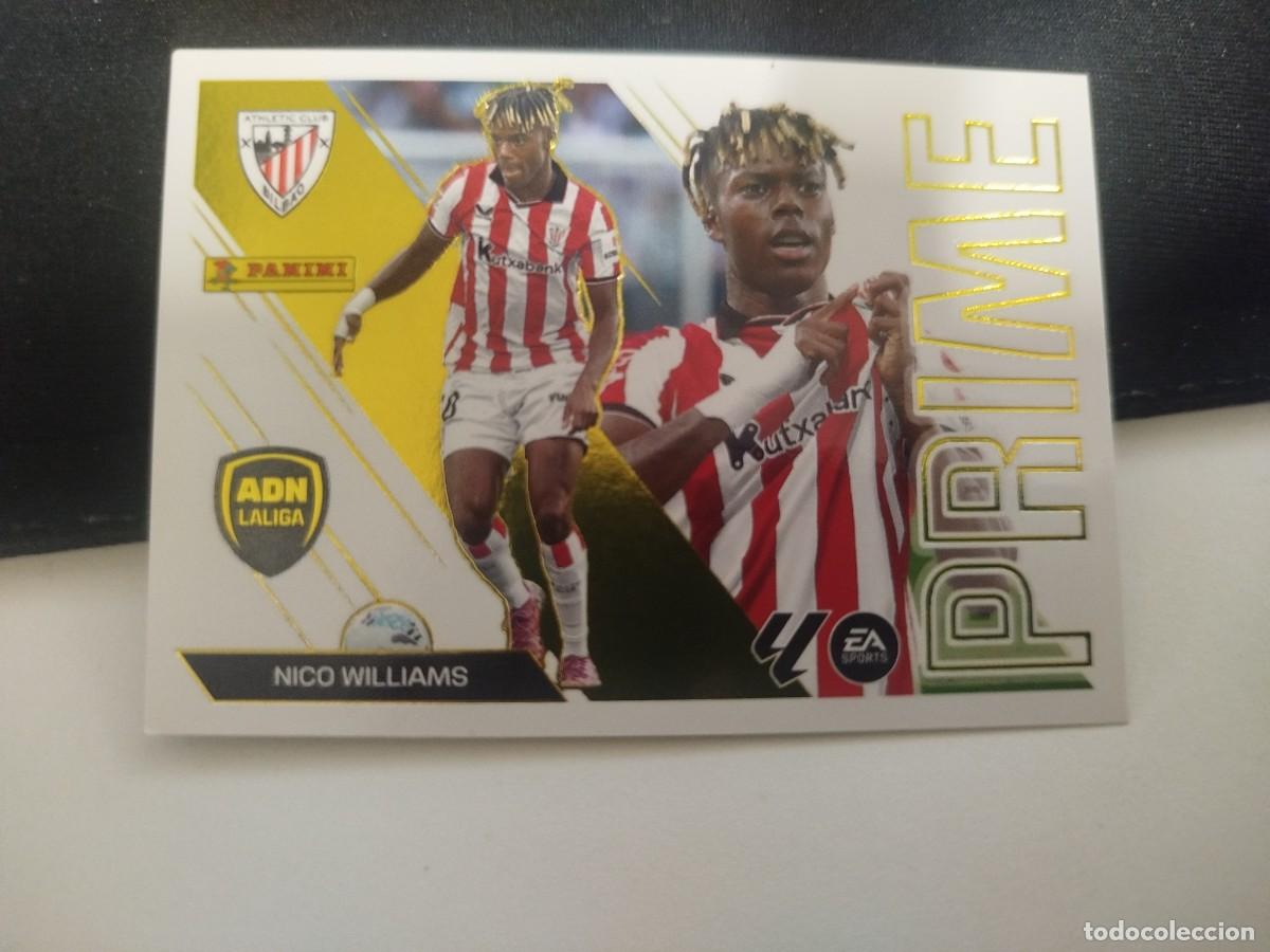 Cromos de f&uacute;tbol: Cromo ADN PRIME 10 Nico Williams Liga 26/27