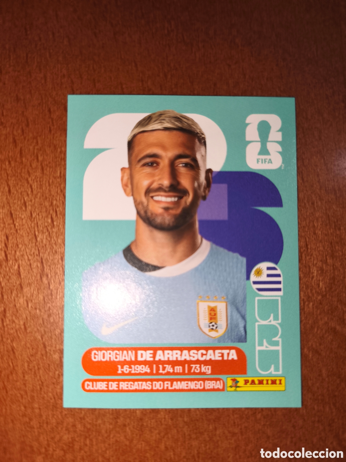 Cromos de f&uacute;tbol: URU11 Giorgian De Arrascaeta URU 11 Fifa World Cup 2026 Uruguay