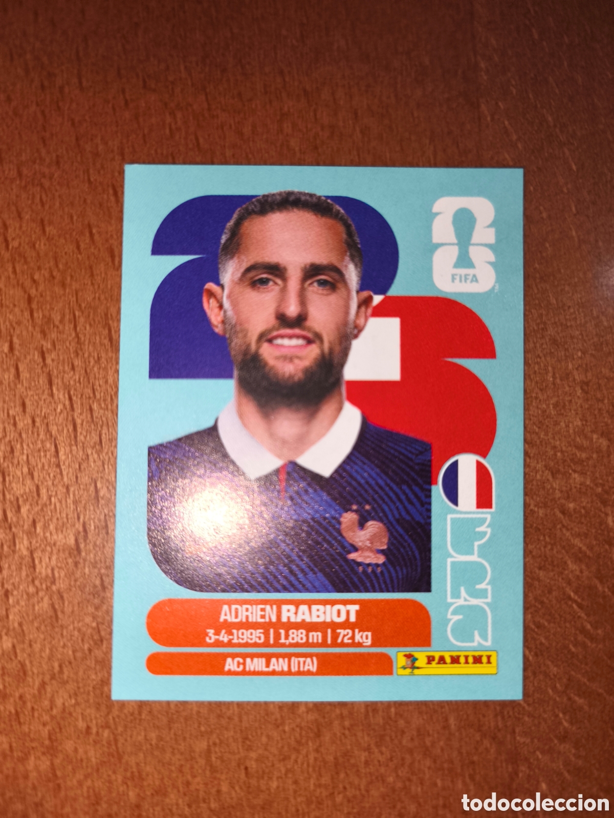 Cromos de f&uacute;tbol: FRA12 Adrien Rabiot FRA 12 Fifa World Cup 2026 Francia