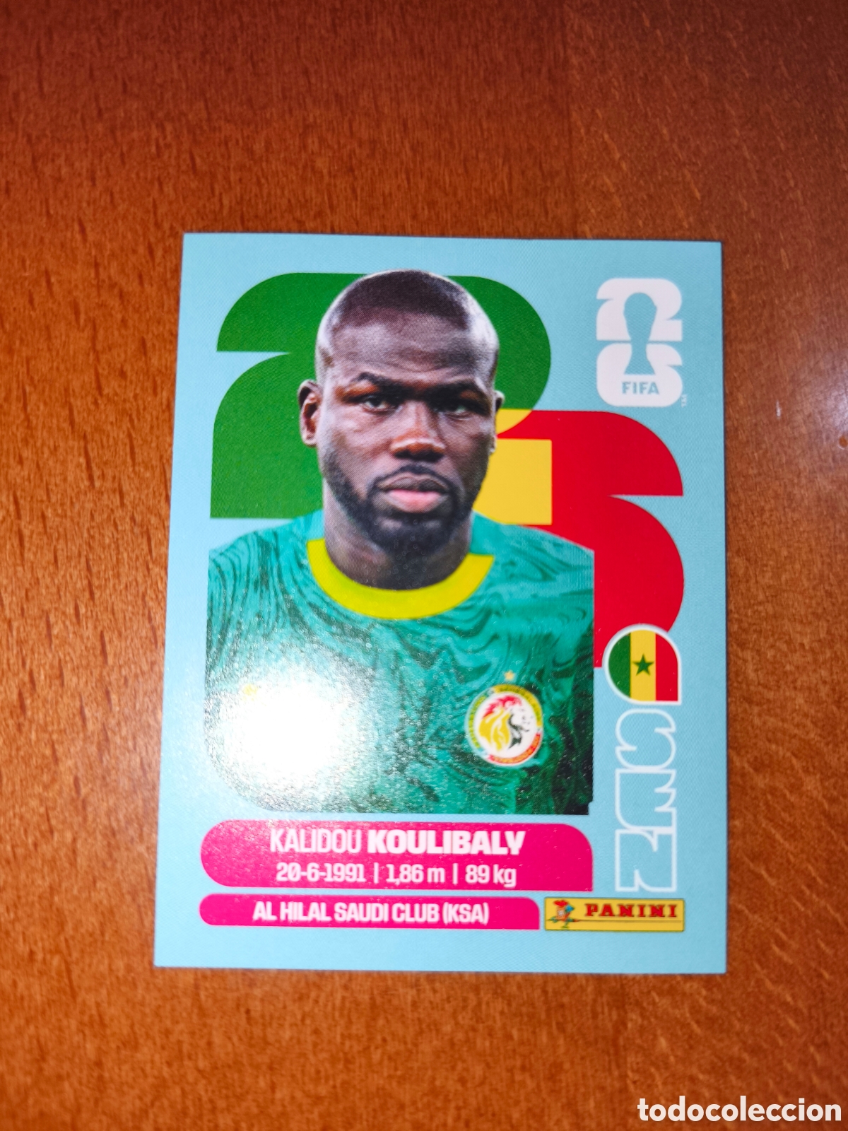 Cromos de f&uacute;tbol: SEN8 Kalidou Koulibaly SEN 8 Fifa World Cup 2026 Senegal