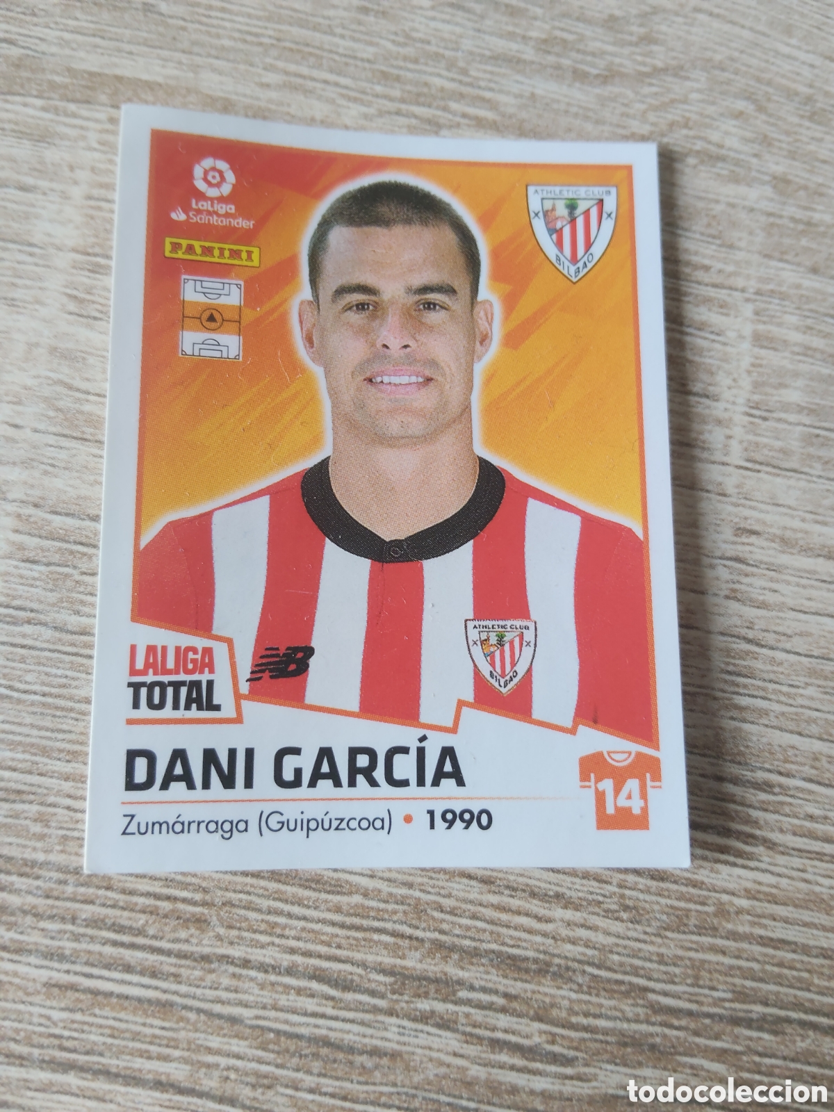 Cromos de f&uacute;tbol: Panini la liga total 2022 2023 22 23 35 Dani Garc&iacute;a Athletic de Bilbao