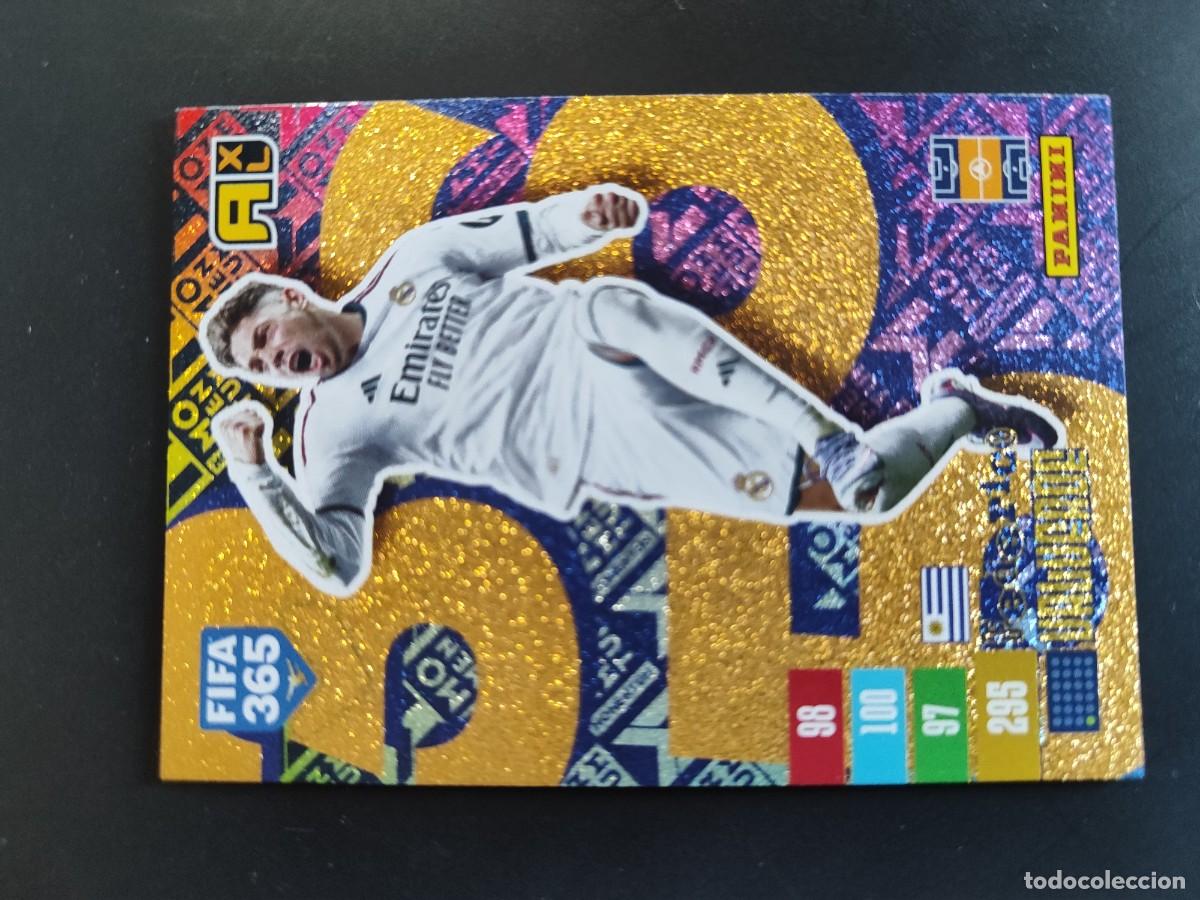 Cromos de f&uacute;tbol: ADRENALYN FIFA 365 2027 CARD MOMENTUM VALVERDE REAL MADRID # PANINI