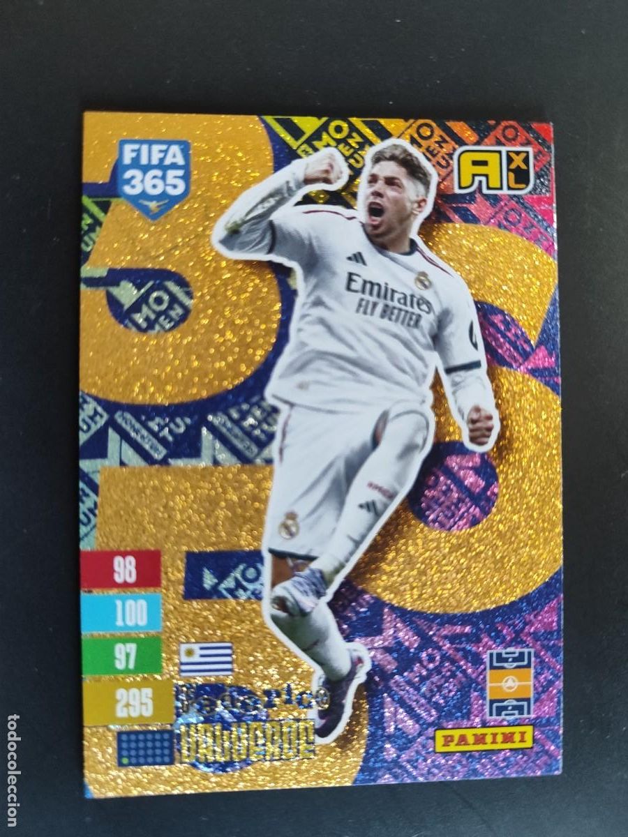 Fu&szlig;ball-Sticker: ADRENALYN FIFA 365 2027 CARD MOMENTUM VALVERDE REAL MADRID # PANINI