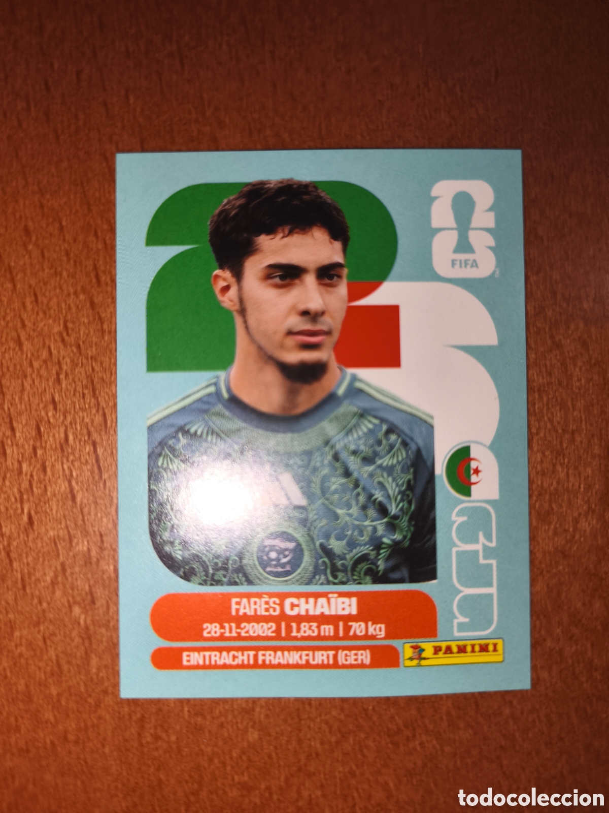 Cromos de f&uacute;tbol: ALG14 Fares Chaibi ALG 14 Fifa World Cup 2026 Argelia