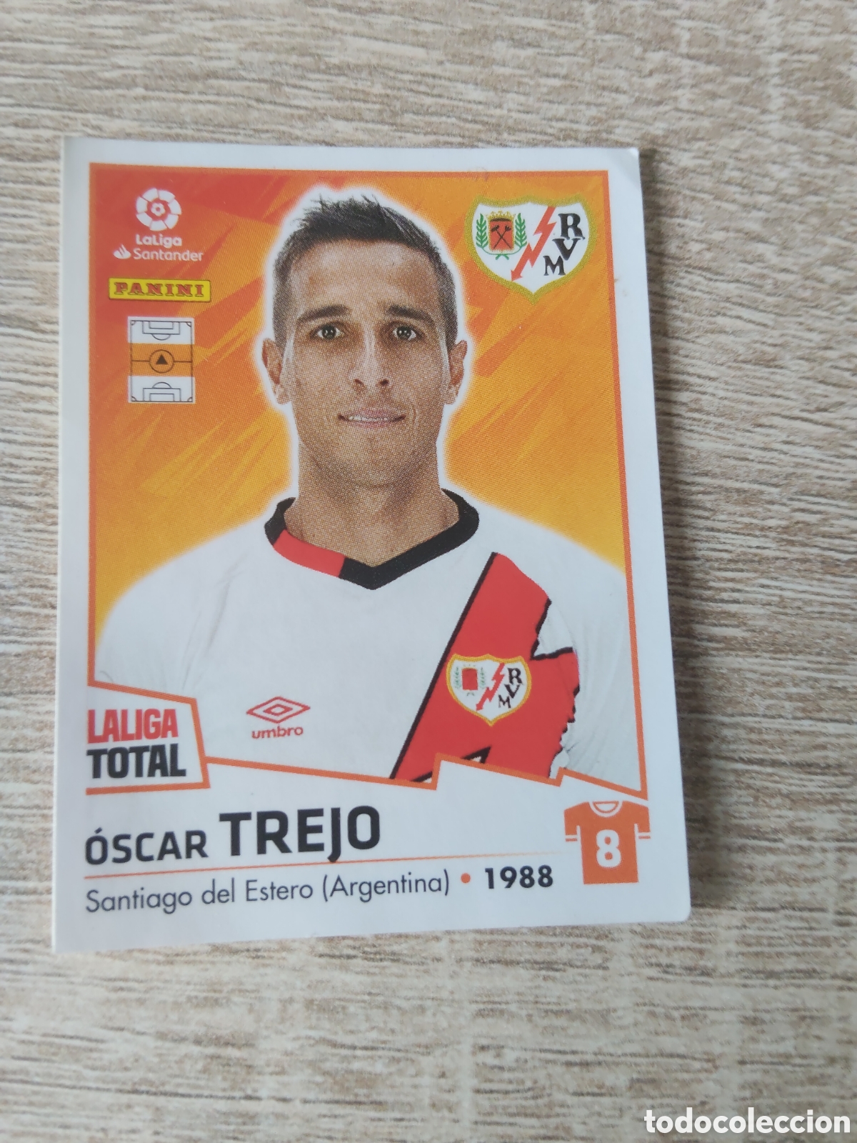 Cromos de f&uacute;tbol: Panini la liga total 2022 2023 22 23 322 Trejo Rayo Vallecano