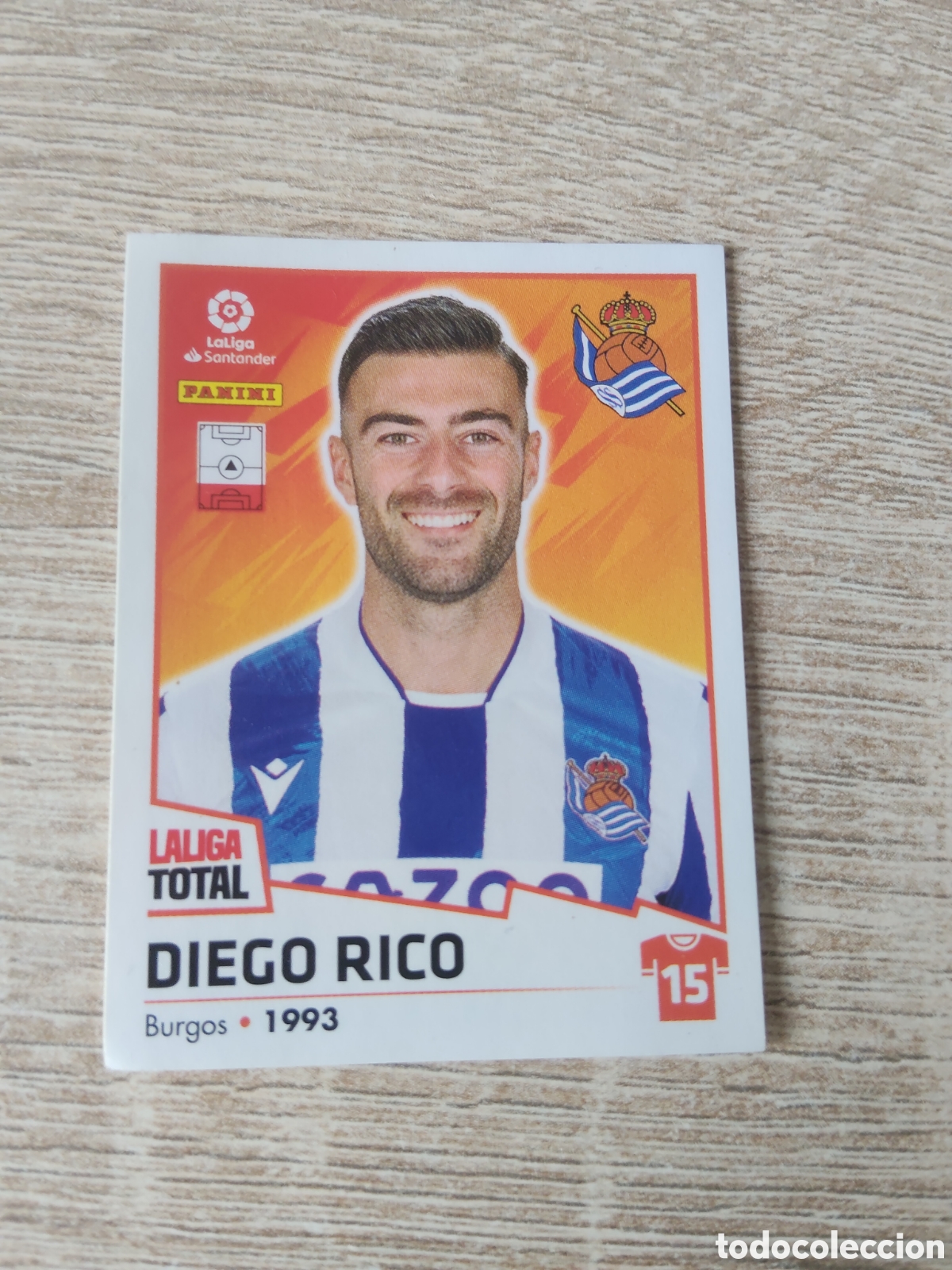 Cromos de f&uacute;tbol: Panini la liga total 2022 2023 22 23 339 Diego Rico Real Sociedad