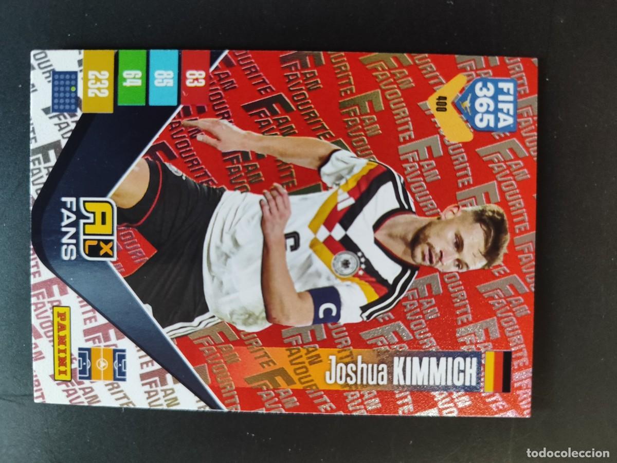 Cromos de f&uacute;tbol: ADRENALYN FIFA 365 2027 CARD PARALELA RED KIMMICH ALEMANIA # 400 PANINI