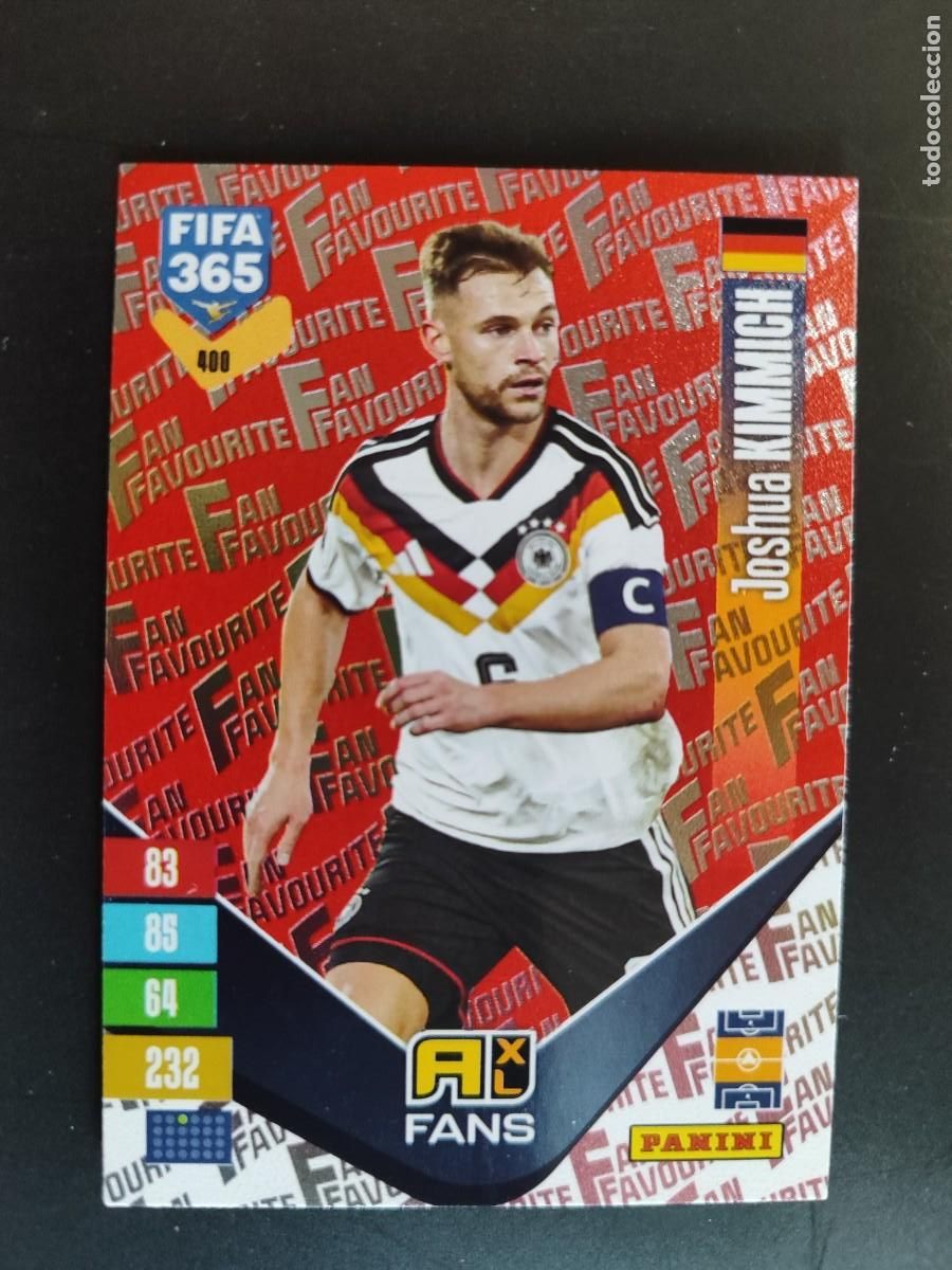 Football Stickers: ADRENALYN FIFA 365 2027 CARD PARALELA RED KIMMICH ALEMANIA # 400 PANINI