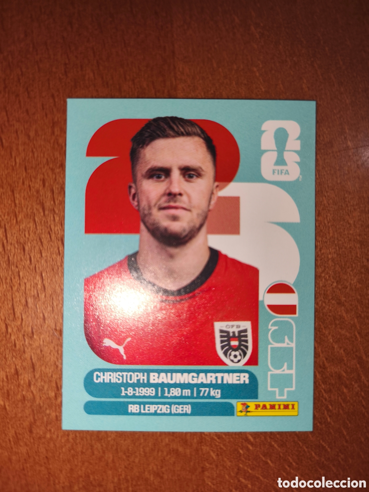 Cromos de f&uacute;tbol: AUT18 Christoph Baumgartner AUT 18 Fifa World Cup 2026 Austria