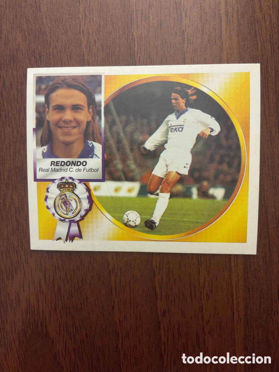 Football Stickers: Cromo Fernando Redondo - Real Madrid - Liga 94-95 (A&ntilde;o Debut) - Ediciones Este (Nunca Pegado)