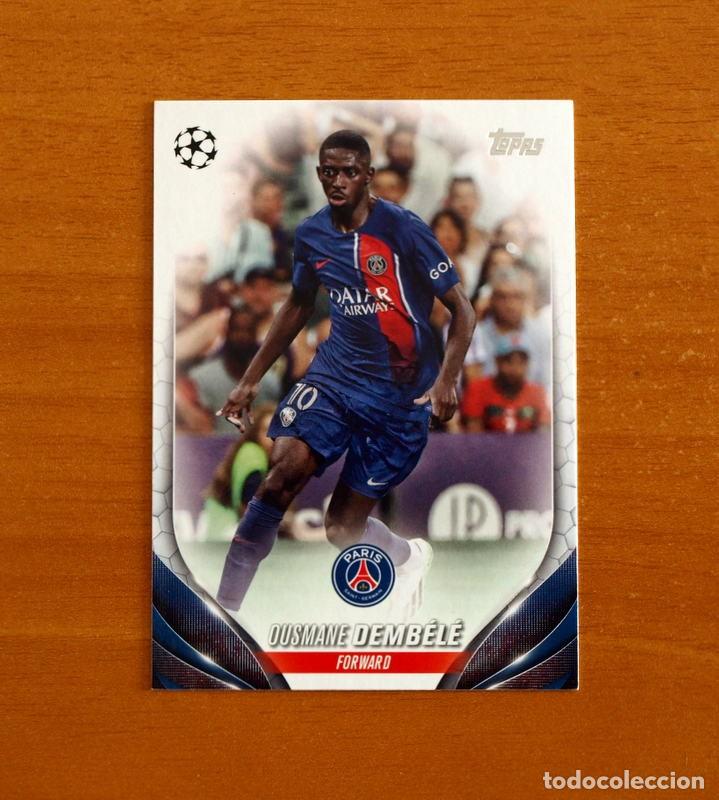 Figurine di Calcio: Paris Saint Germain -N&ordm; 14 Ousmane Demb&eacute;l&eacute; -Topps Champions League UEFA - 2023-2024-23-24