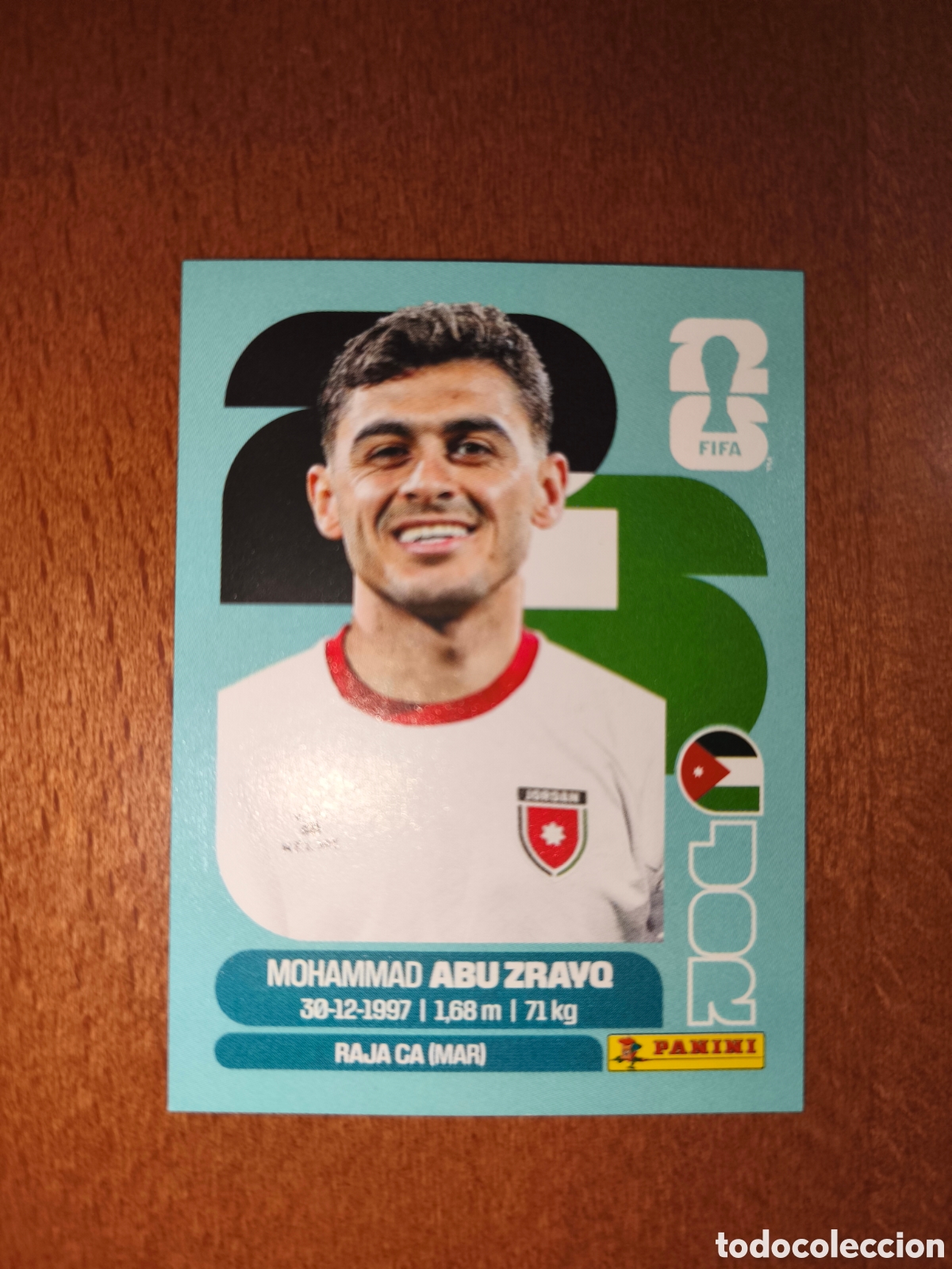 Cromos de f&uacute;tbol: JOR19 Mohammad Abu Zrayq JOR 19 Fifa World Cup 2026 Jordania