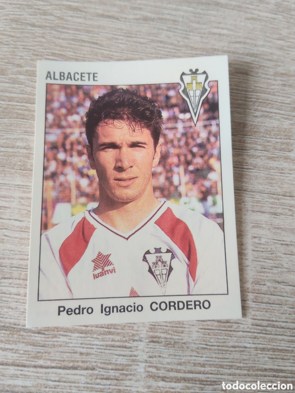 Cromos de f&uacute;tbol: Panini futbol 93 94 34 Cordero Albacete