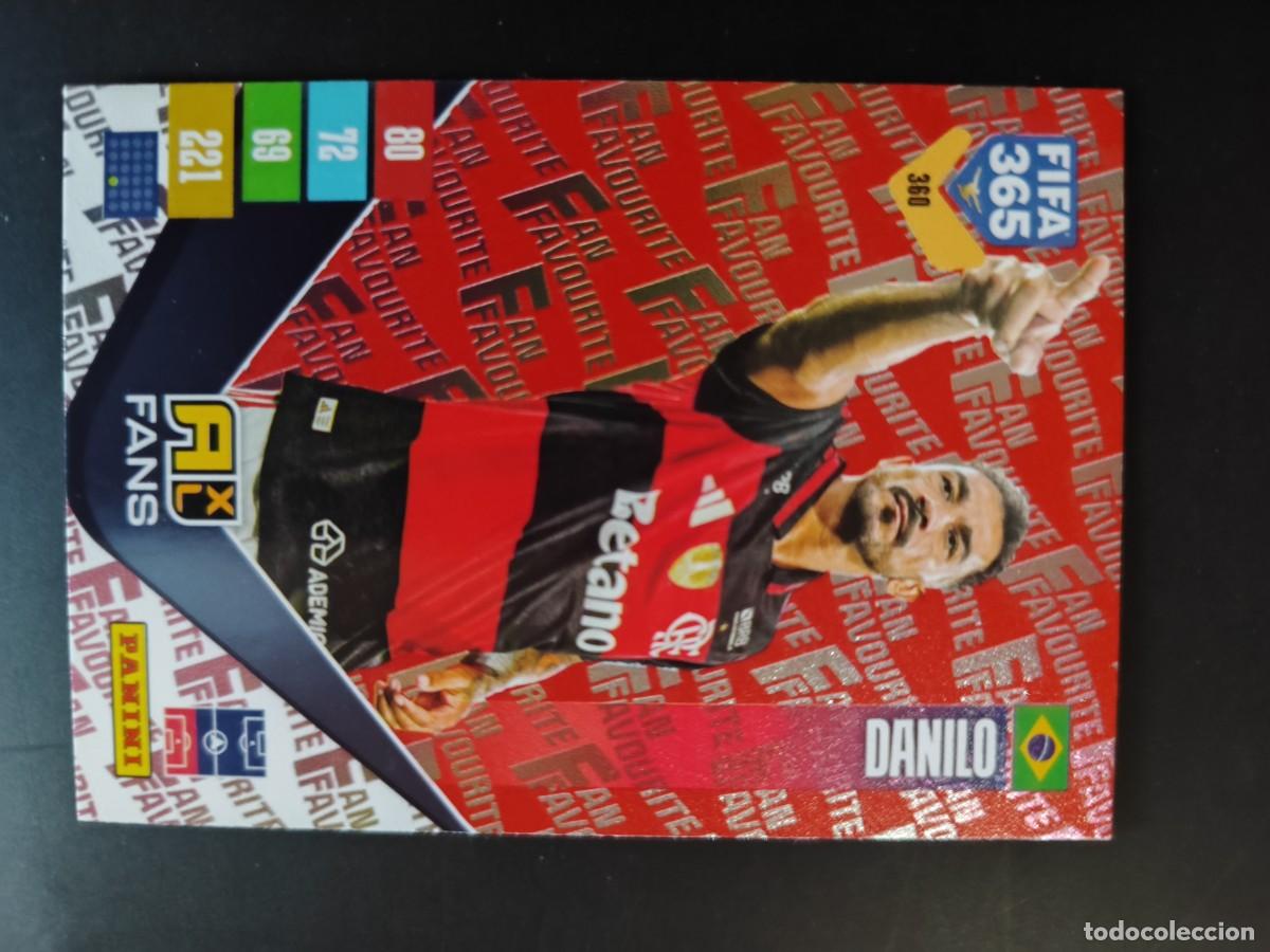 Cromos de f&uacute;tbol: ADRENALYN FIFA 365 2027 CARD PARALELA RED DANILO FLAMINGO # 360 PANINI