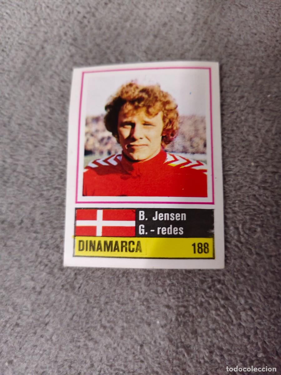 Cromos de f&uacute;tbol: 188. B. JENSEN (DENMARK) SORCACIUS EURO 1984 DINAMARCA EUROCOPA FRANCIA 84 SIN PEGAR AAX