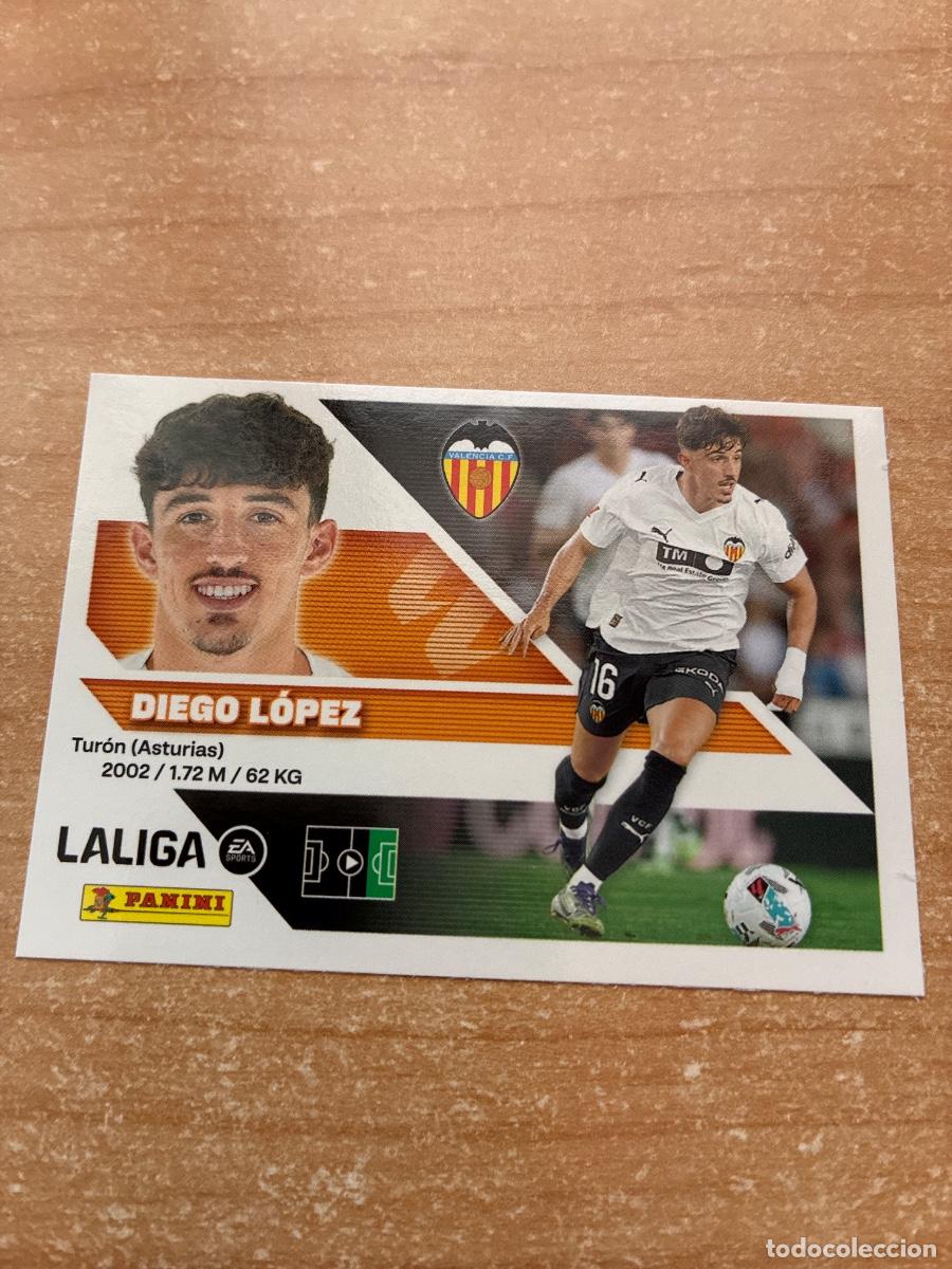 Football Stickers: 18 DIEGO L&Oacute;PEZ VALENCIA LIGA ESTE 2026 2027