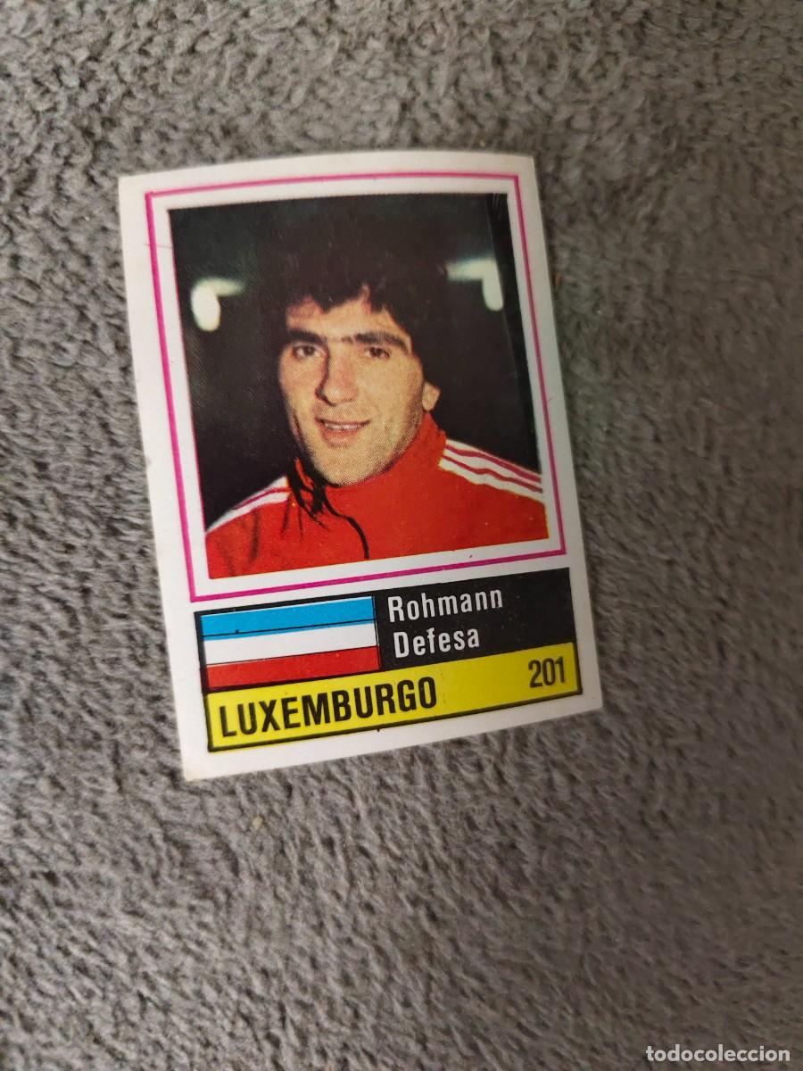 Cromos de Futebol: 201. ROHMANN (LUXEMBOURG) SORCACIUS EURO 1984 LUXEMBURGO EUROCOPA FRANCIA 84 SIN PEGAR AAX
