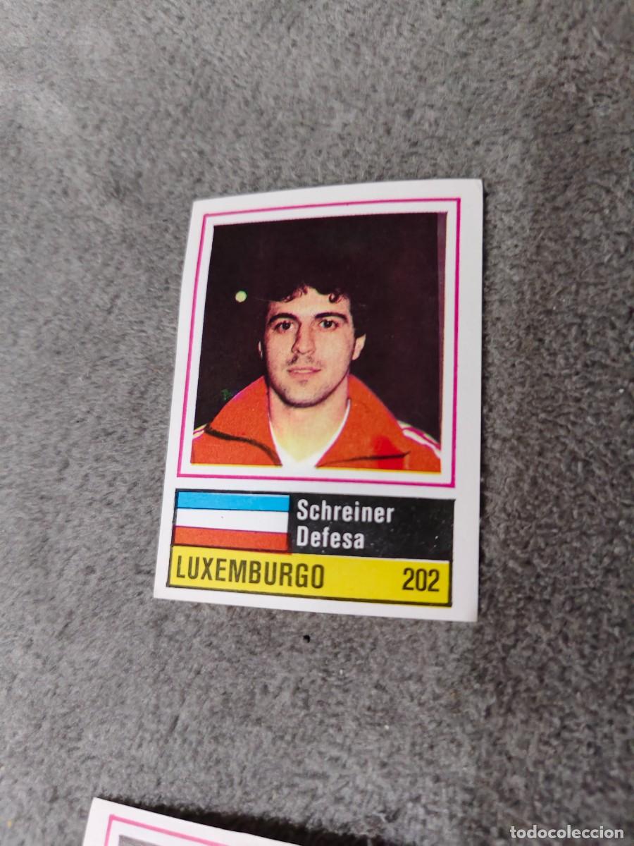 Cromos de f&uacute;tbol: 202. SCHREINER (LUXEMBOURG) SORCACIUS EURO 1984 LUXEMBURGO EUROCOPA FRANCIA 84 SIN PEGAR AAX