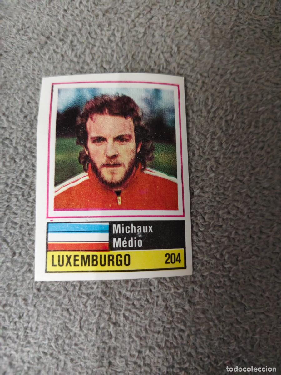 Cromos de f&uacute;tbol: 204. MICHAUX (LUXEMBOURG) SORCACIUS EURO 1984 LUXEMBURGO EUROCOPA FRANCIA 84 SIN PEGAR AAX