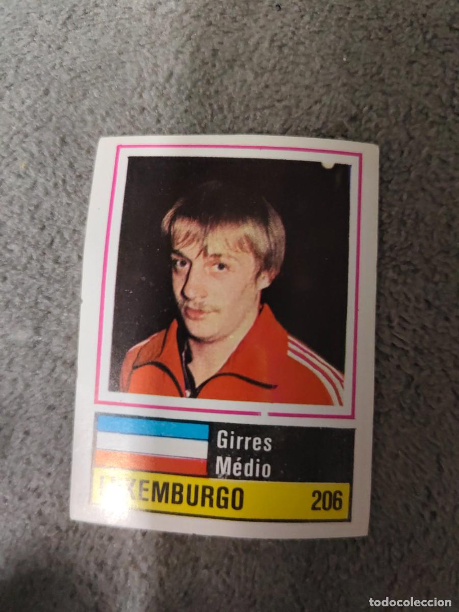 Cromos de f&uacute;tbol: 206. GIRRES (LUXEMBOURG) SORCACIUS EURO 1984 LUXEMBURGO EUROCOPA FRANCIA 84 SIN PEGAR AAX