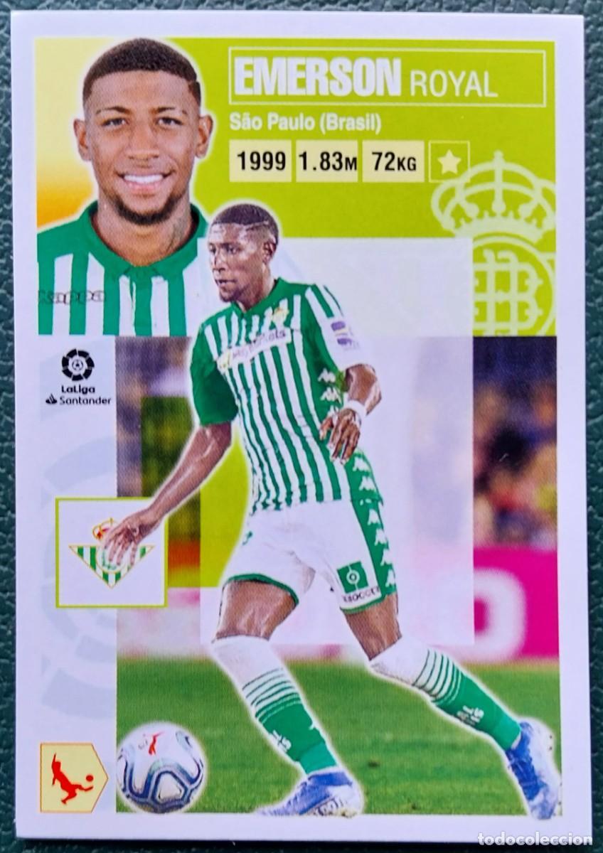 Cromos de f&uacute;tbol: 4 EMERSON REAL BETIS CROMOS ALBUM EDICIONES ESTE 2020 2021 20 21
