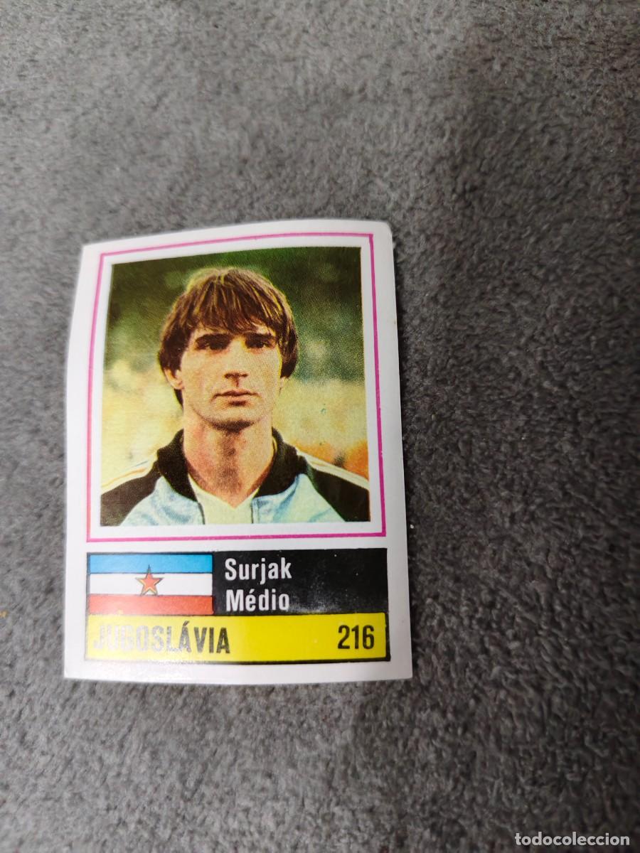Cromos de f&uacute;tbol: 216. SURJAK (YUGOSLAVIA) SORCACIUS EURO 1984 YUGOSLAVIA EUROCOPA FRANCIA 84 SIN PEGAR AAX