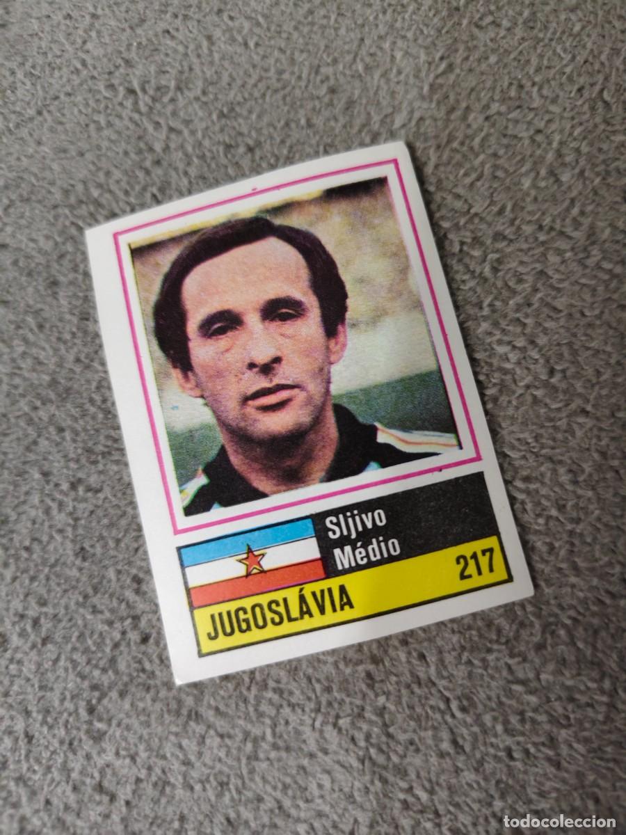 Cromos de f&uacute;tbol: 217. SLJIVO (YUGOSLAVIA) SORCACIUS EURO 1984 YUGOSLAVIA EUROCOPA FRANCIA 84 SIN PEGAR AAX