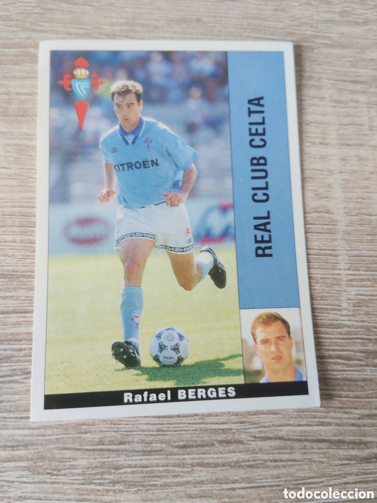 Cromos de f&uacute;tbol: Panini liga 1995 2996 95 96 Berges Celta de Vigo