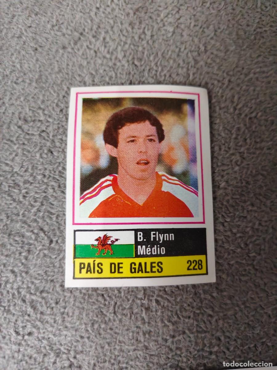 Cromos de Futebol: 228. B. FLYNN (WALES) SORCACIUS EURO 1984 PA&Iacute;S DE GALES EUROCOPA FRANCIA 84 SIN PEGAR AAX