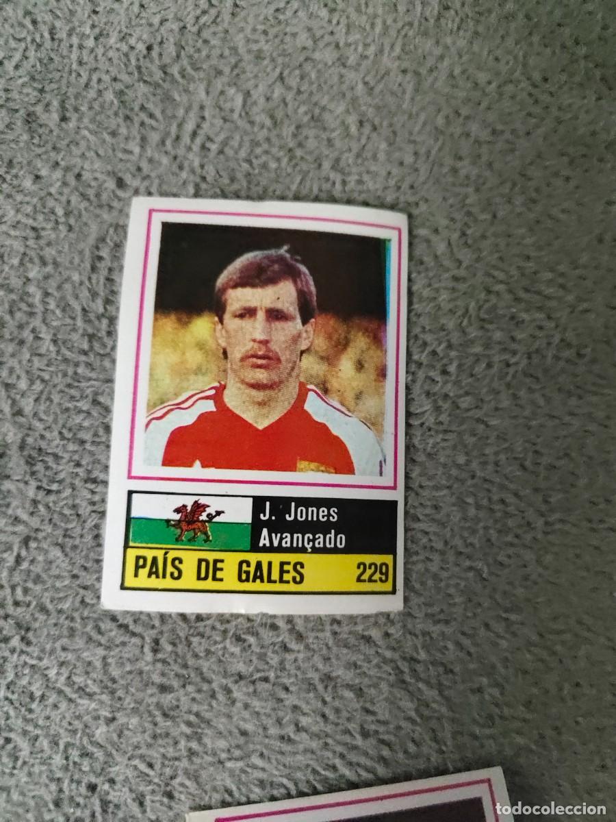 Cromos de Futebol: 229. J. JONES (WALES) SORCACIUS EURO 1984 PA&Iacute;S DE GALES EUROCOPA FRANCIA 84 SIN PEGAR AAX