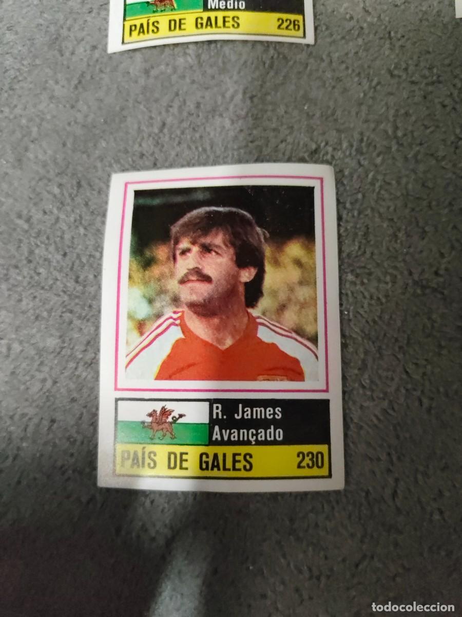 Cromos de Futebol: 230. R. JAMES (WALES) SORCACIUS EURO 1984 PA&Iacute;S DE GALES EUROCOPA FRANCIA 84 SIN PEGAR AAX
