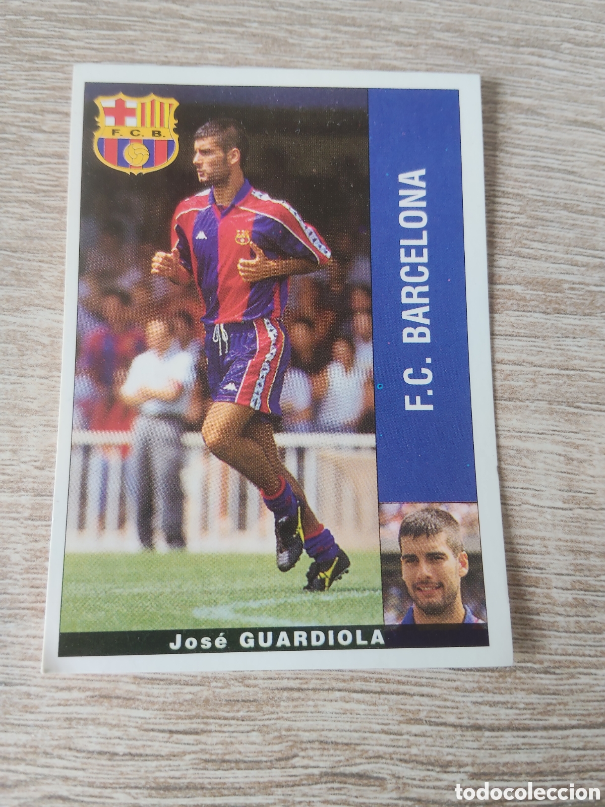 Cromos de f&uacute;tbol: Panini liga 1995 1996 95 96 Guardiola Barcelona