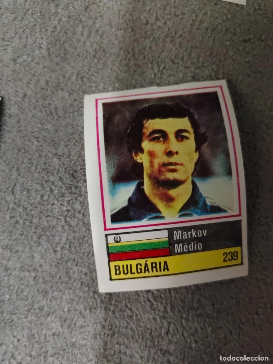 Cromos de f&uacute;tbol: 239. MARKOV (BULGARIA) SORCACIUS EURO 1984 BULGARIA EUROCOPA FRANCIA 84 SIN PEGAR AAX